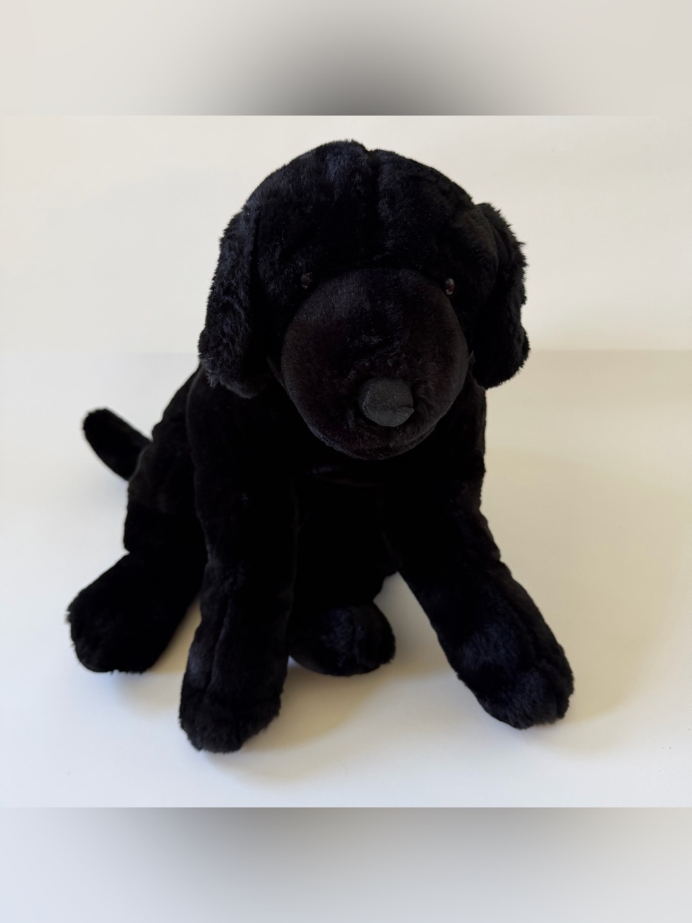 VTG Animal Alley Black Lab Labrador Puppy Dog 1999 Plush Stuffy Jumbo Large 30"